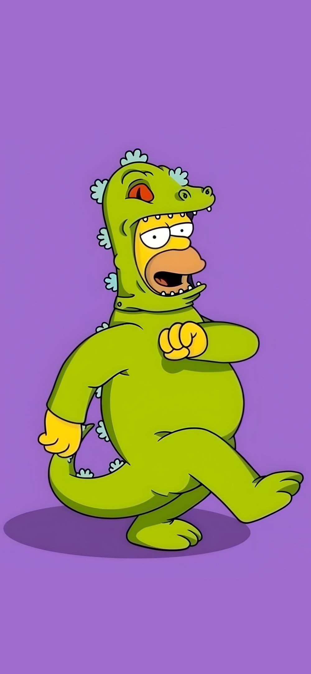 Download Funny Homer Simpson Dino