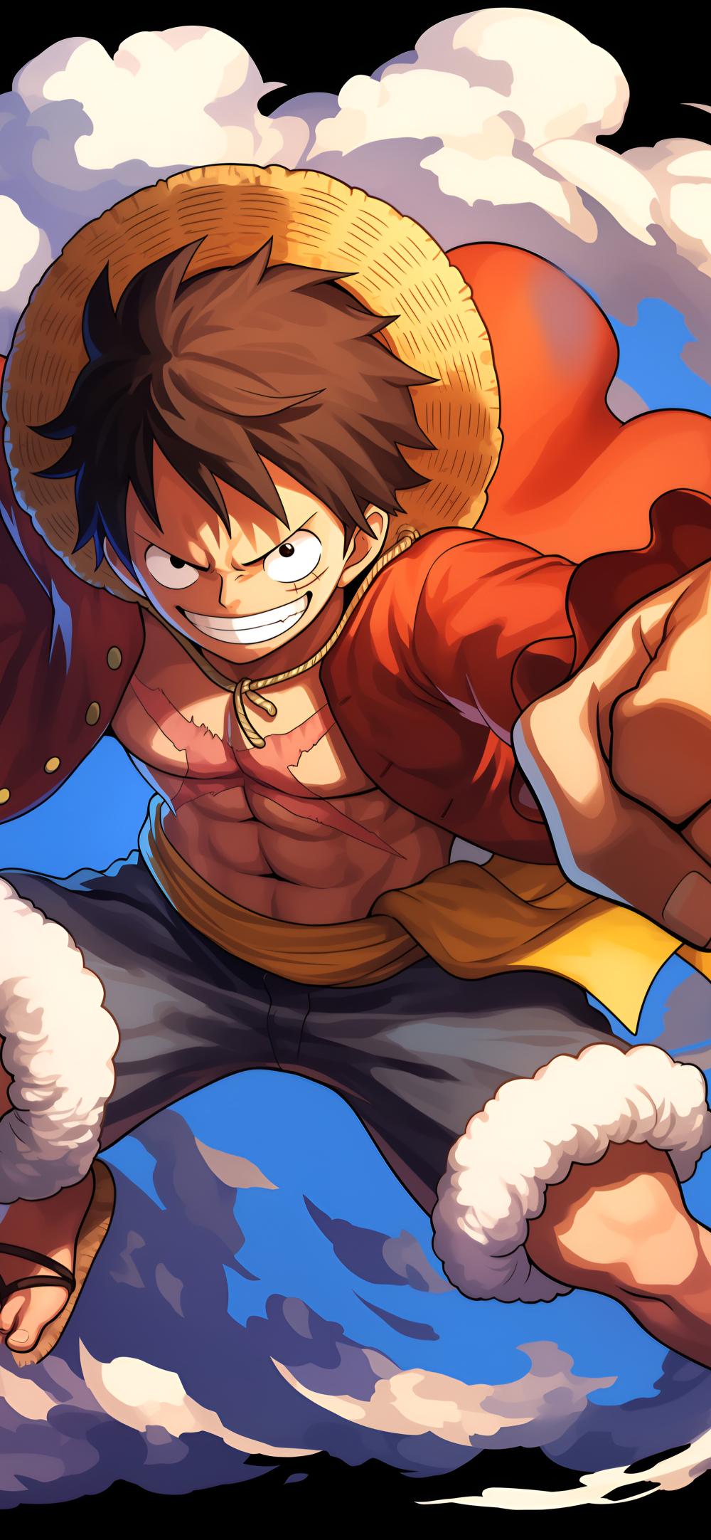 Download Luffy One Piece Epic Action Wallpaper