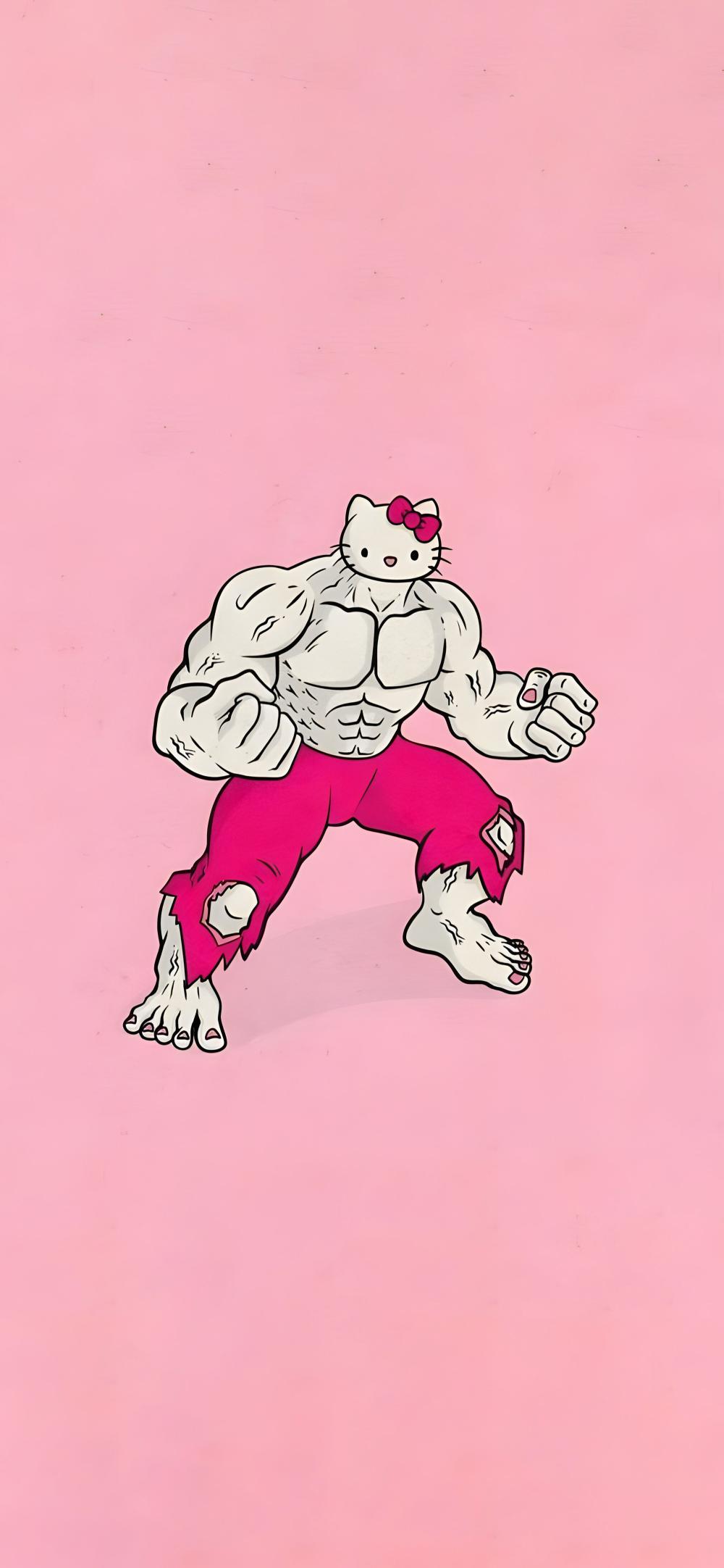 Download Hello Kitty Hulk Mashup