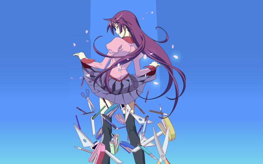 Download bakemonogatari senjougahara hitagi 1280x1024