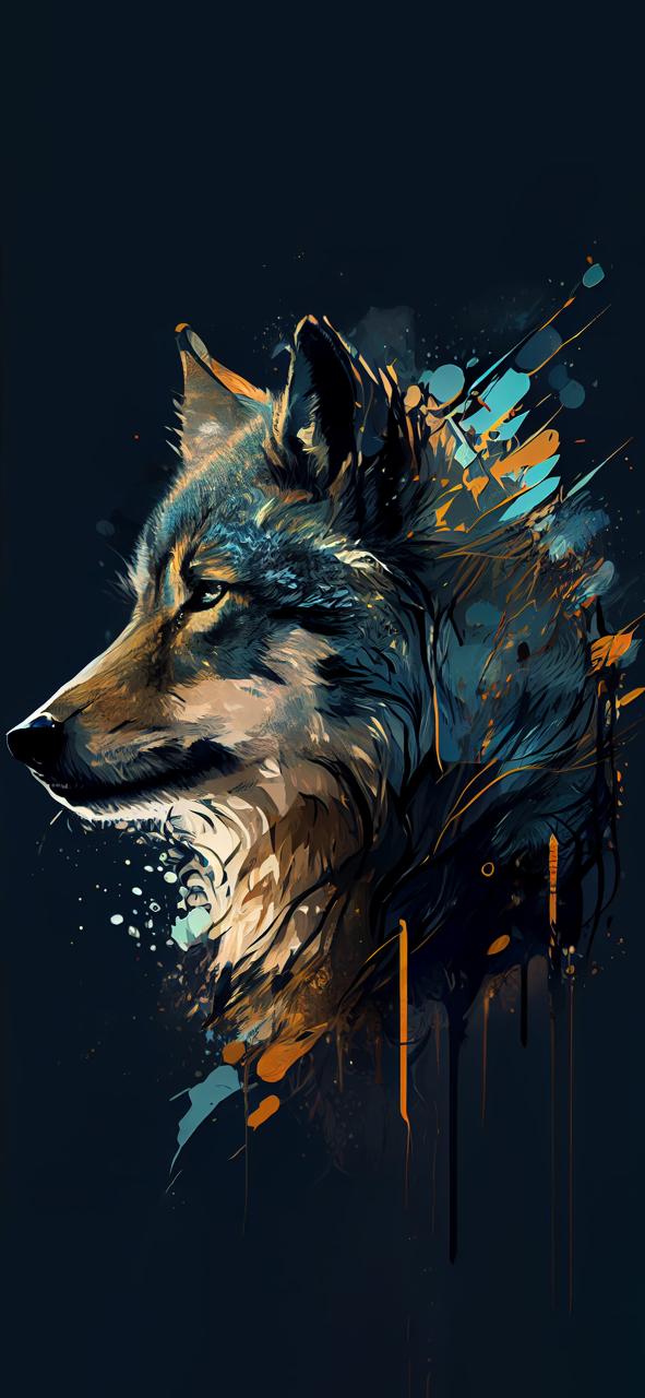 Download Wolf Dark Art