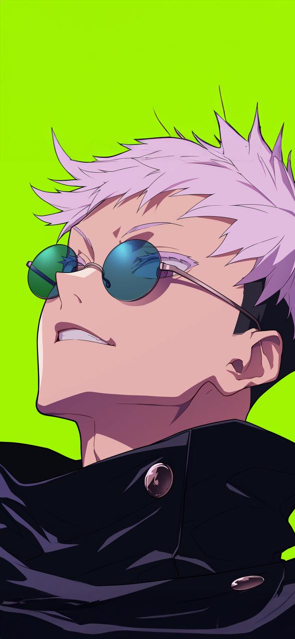 Download Satoru Gojo Jujutsu Kaisen Lime Green