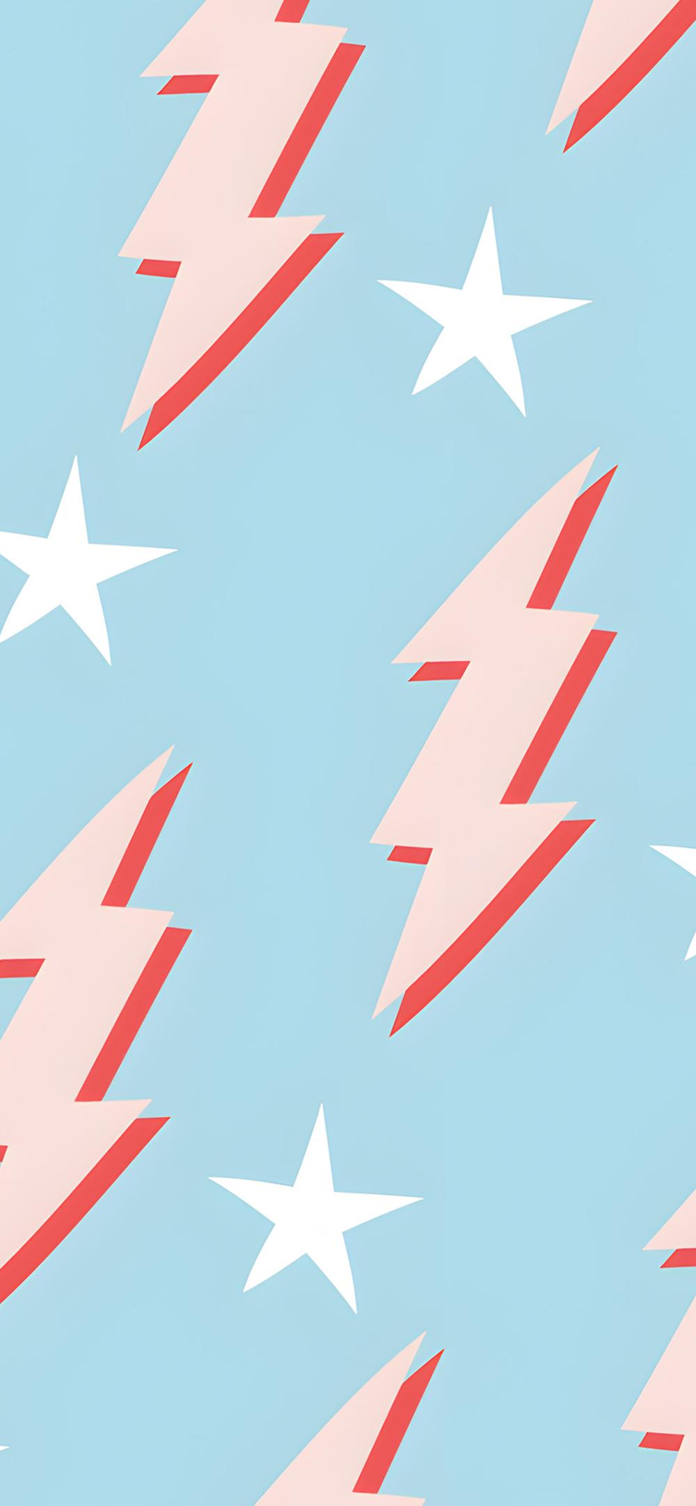 Download Preppy Aesthetic Lightning Stars