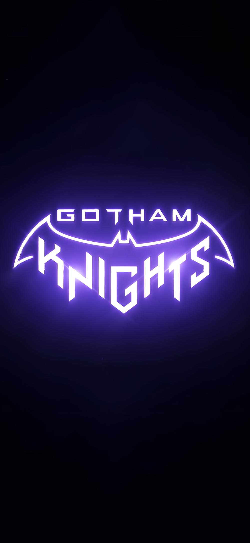 Download Gotham Knights Neon Logo