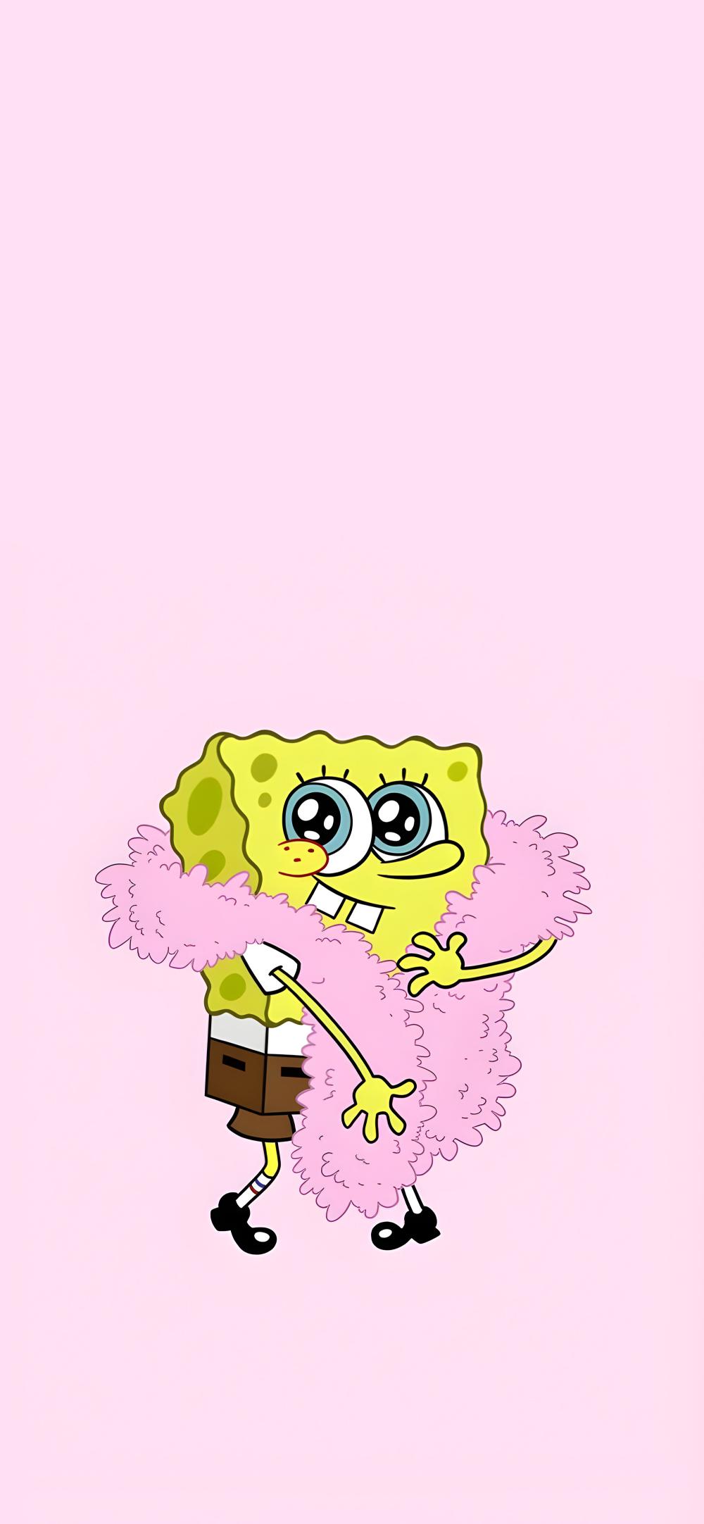 Download Spongebob Pink Boa Fabulous