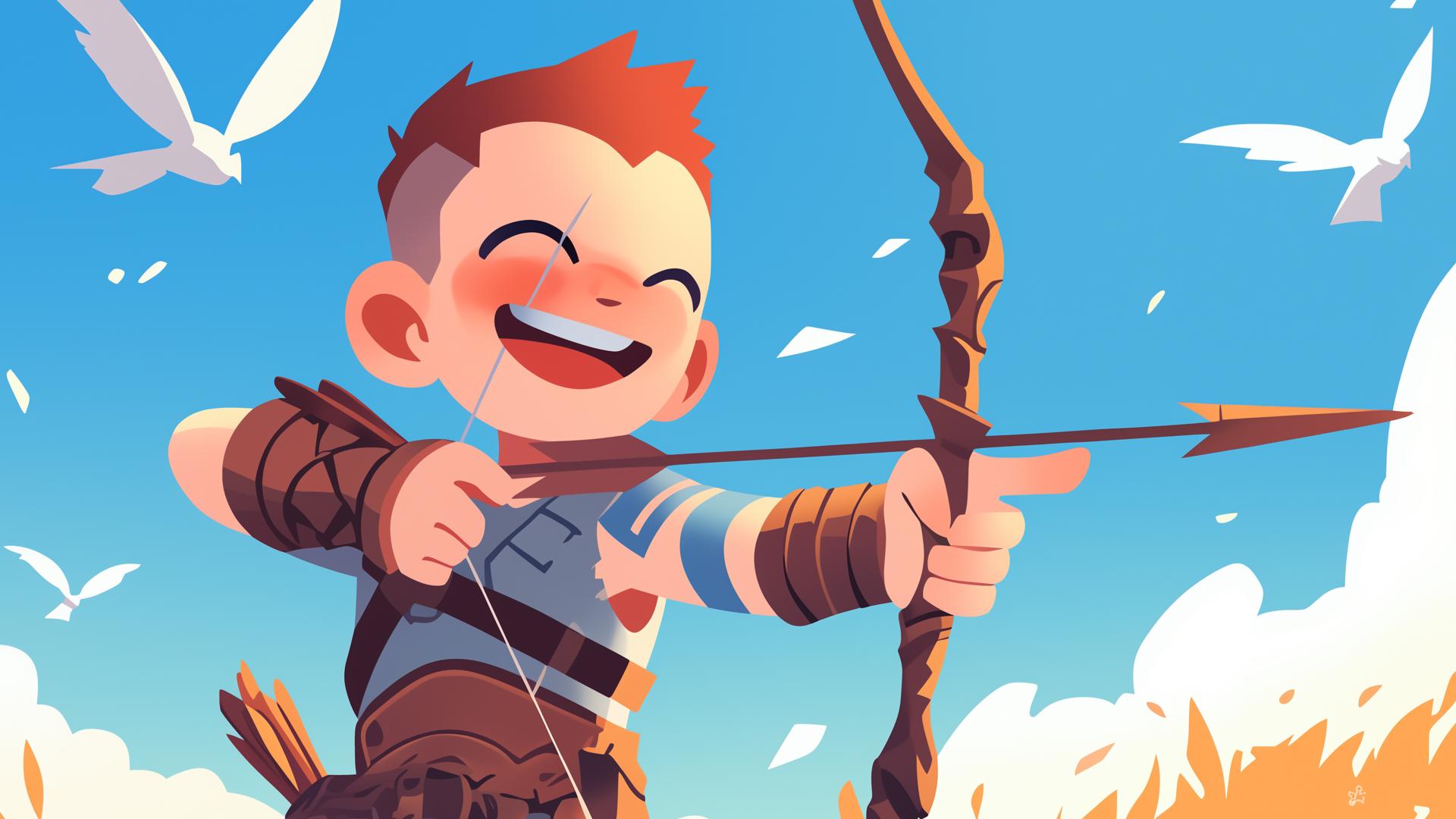 Download Cute Atreus God Of War Archer Desktop