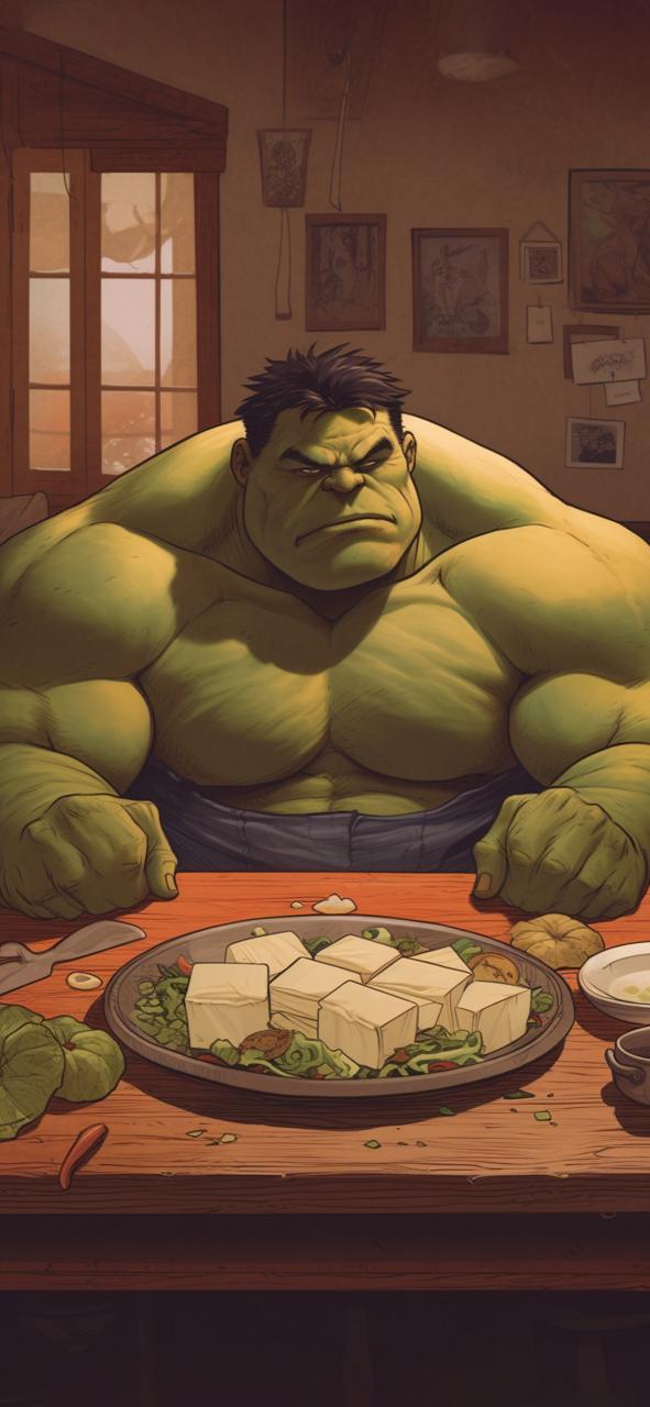 Download Fat Hulk Eat Tofu