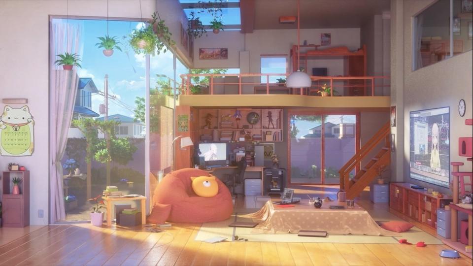 Download Anime Original Living Room