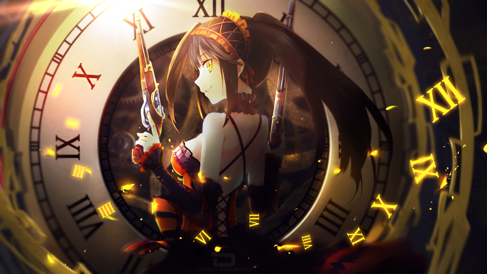 Download Kurumi Tokisaki Animation Amber Clock