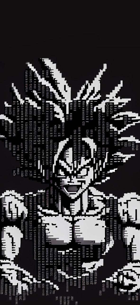 Download Dragon Ball Goku Ascii