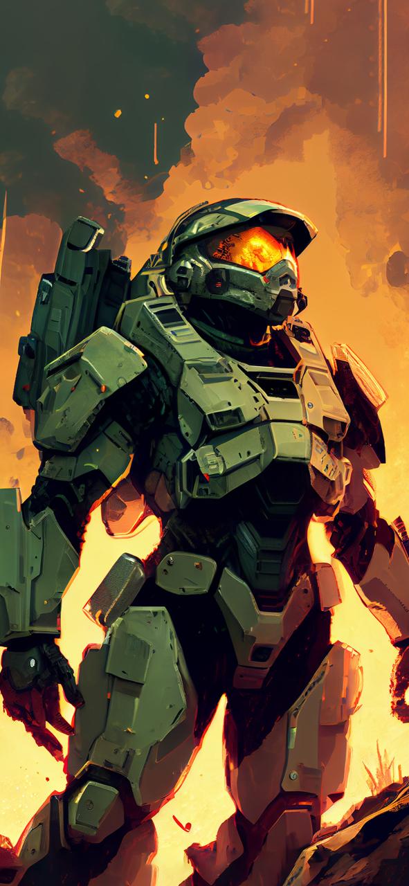 Download Halo Master Chief Art