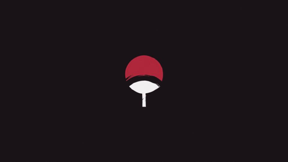 Download Uchiha clan logo minimalism