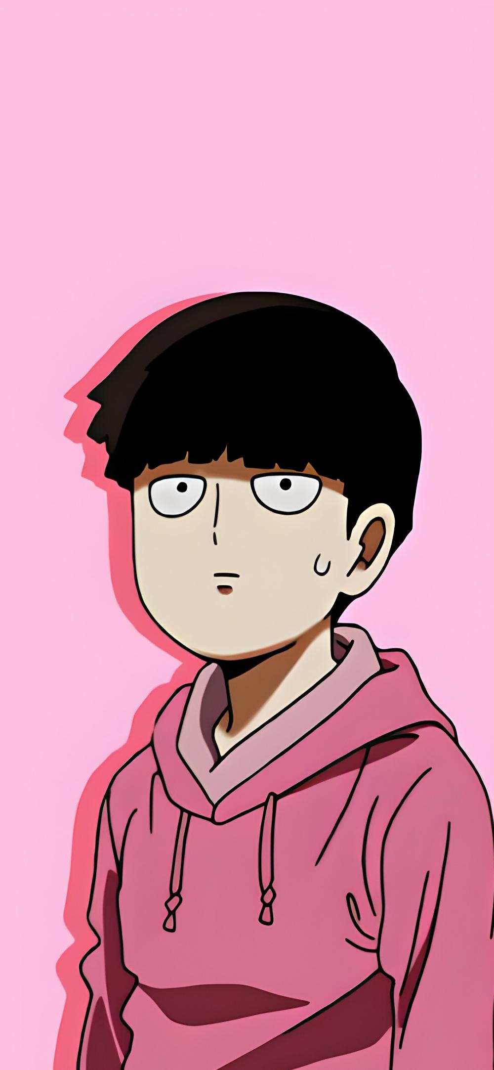 Download Mob Psycho 100 Pink Hoodie