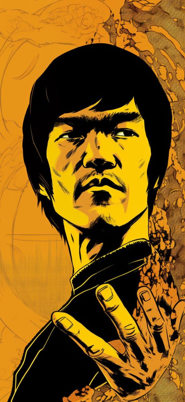 Download Bruce Lee Orange