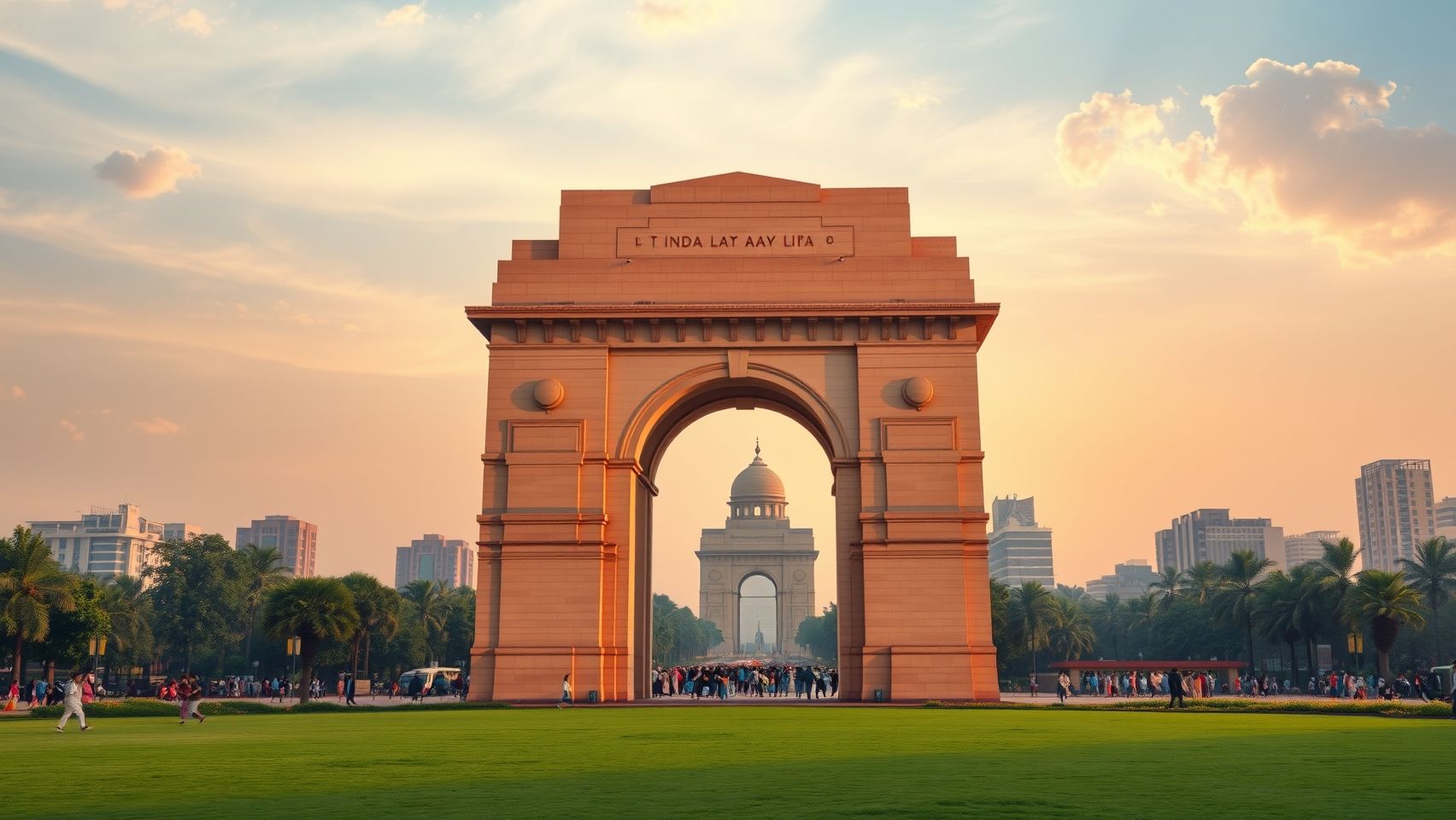 Download 4k Realistic India Gate And Delhi