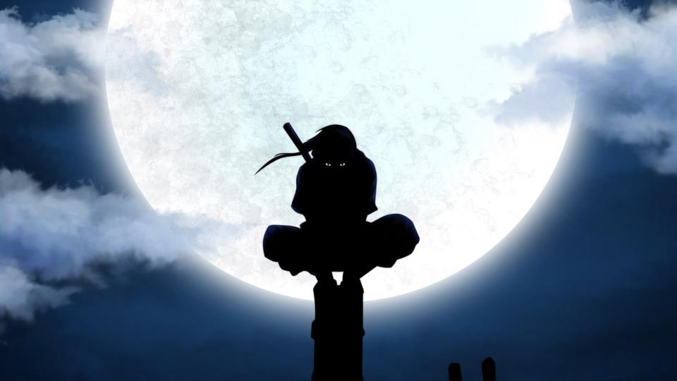 Download moon silhouette naruto shippuden