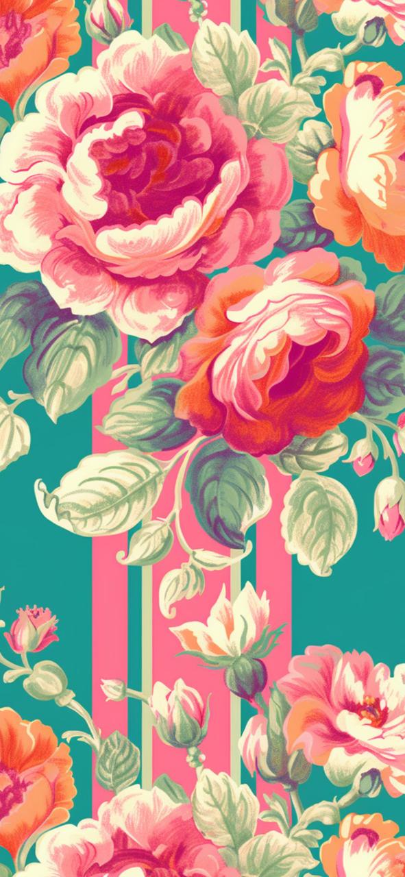 Download Vintage Floral Preppy