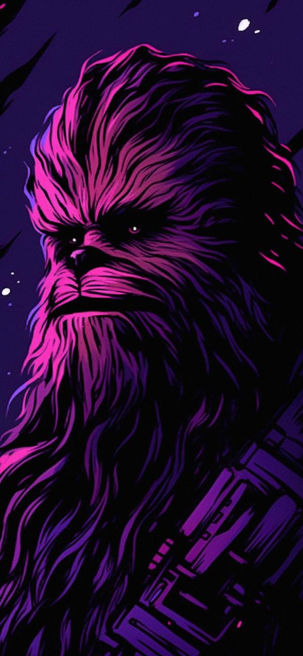 Download Star Wars Chewbacca Purple