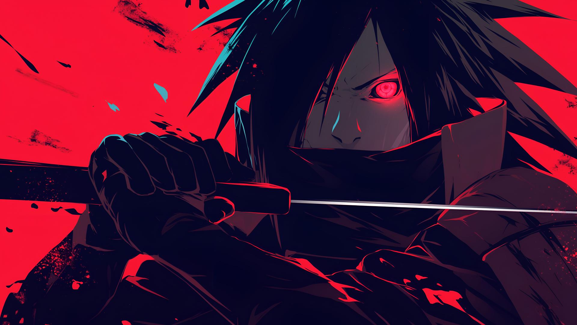 Download Madara Uchiha Black Silhouette Desktop