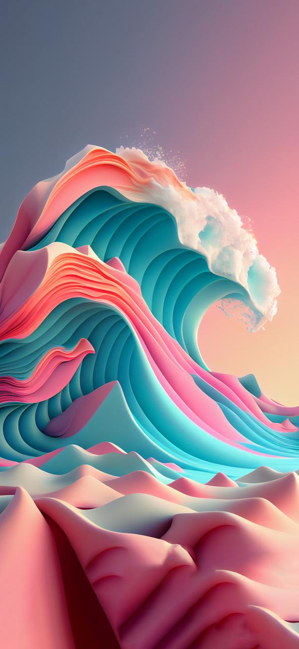 Download Pastel Wave Abstract