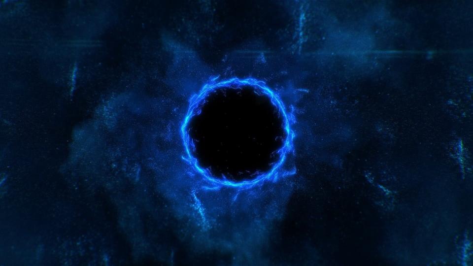 Download blue portal animation space