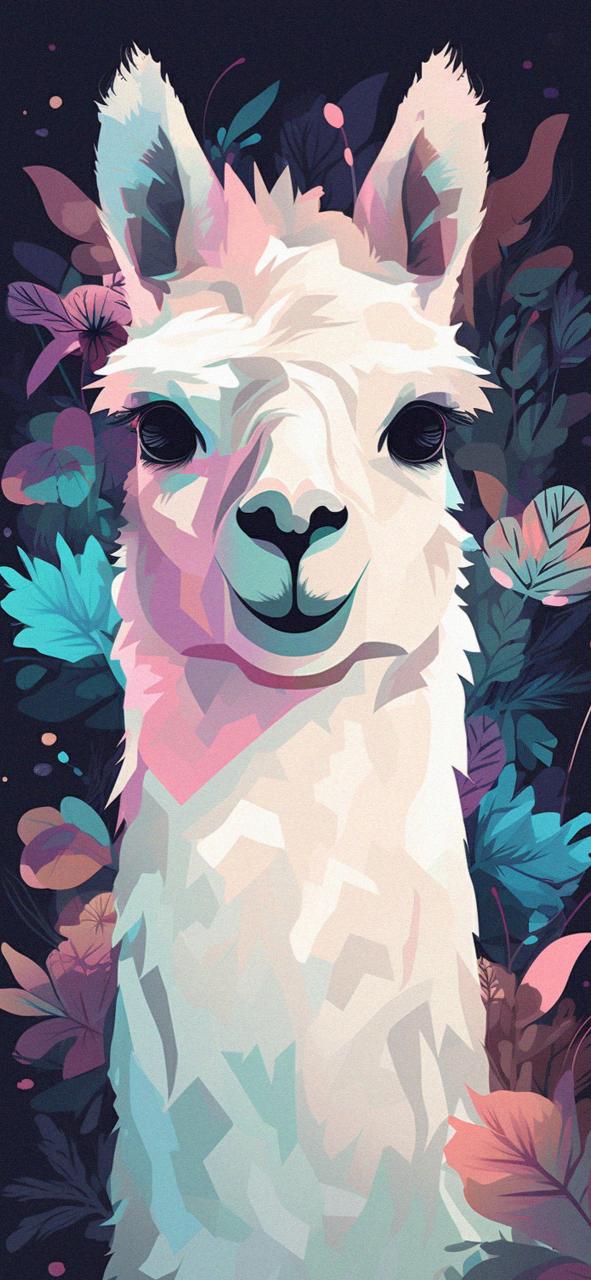 Download Llama Leaves Art