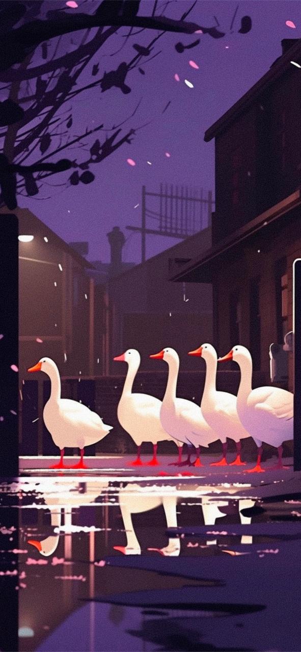 Download Geese Geng In The Yard