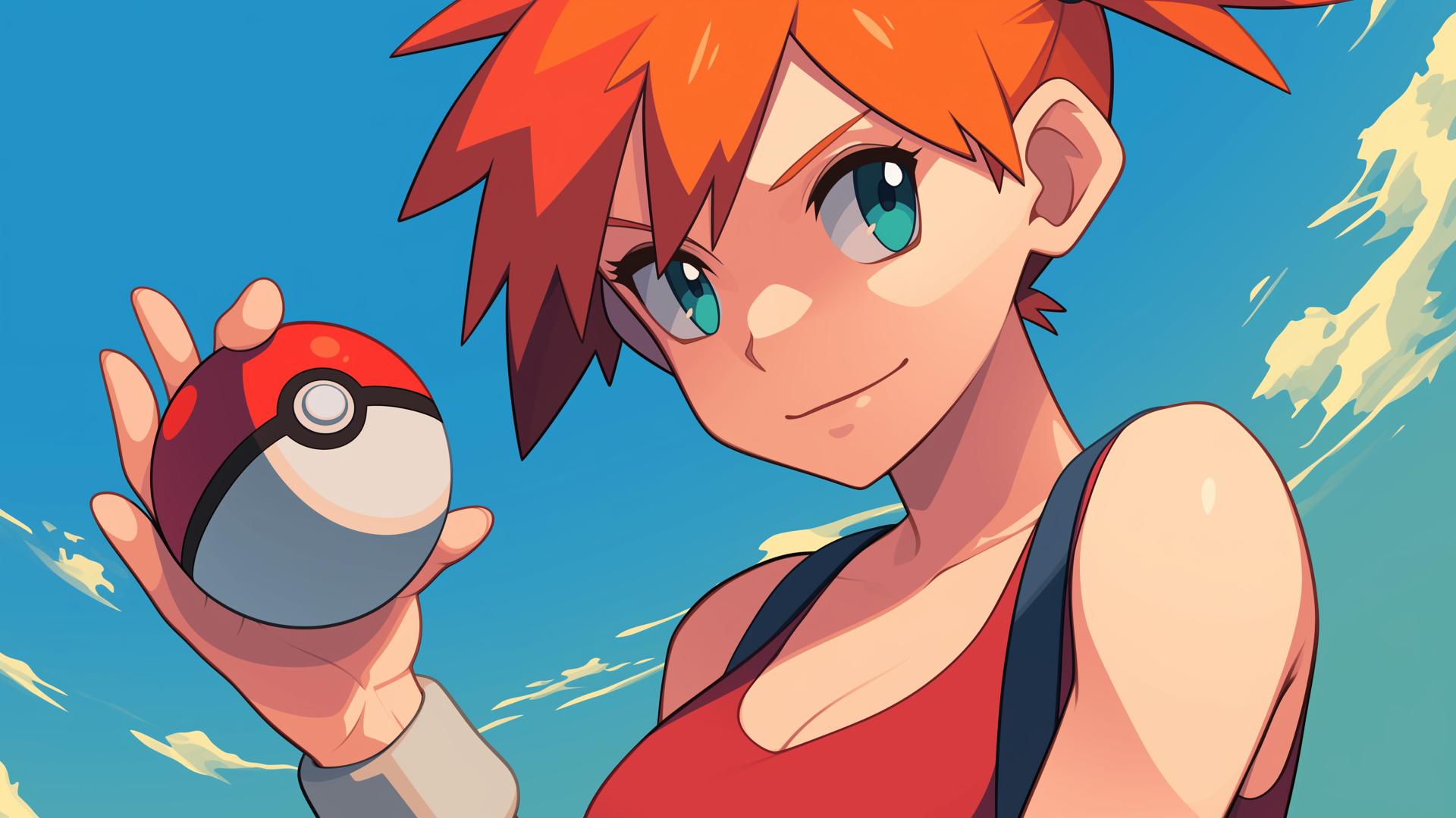 Download Pokemon Misty With Pokeball 