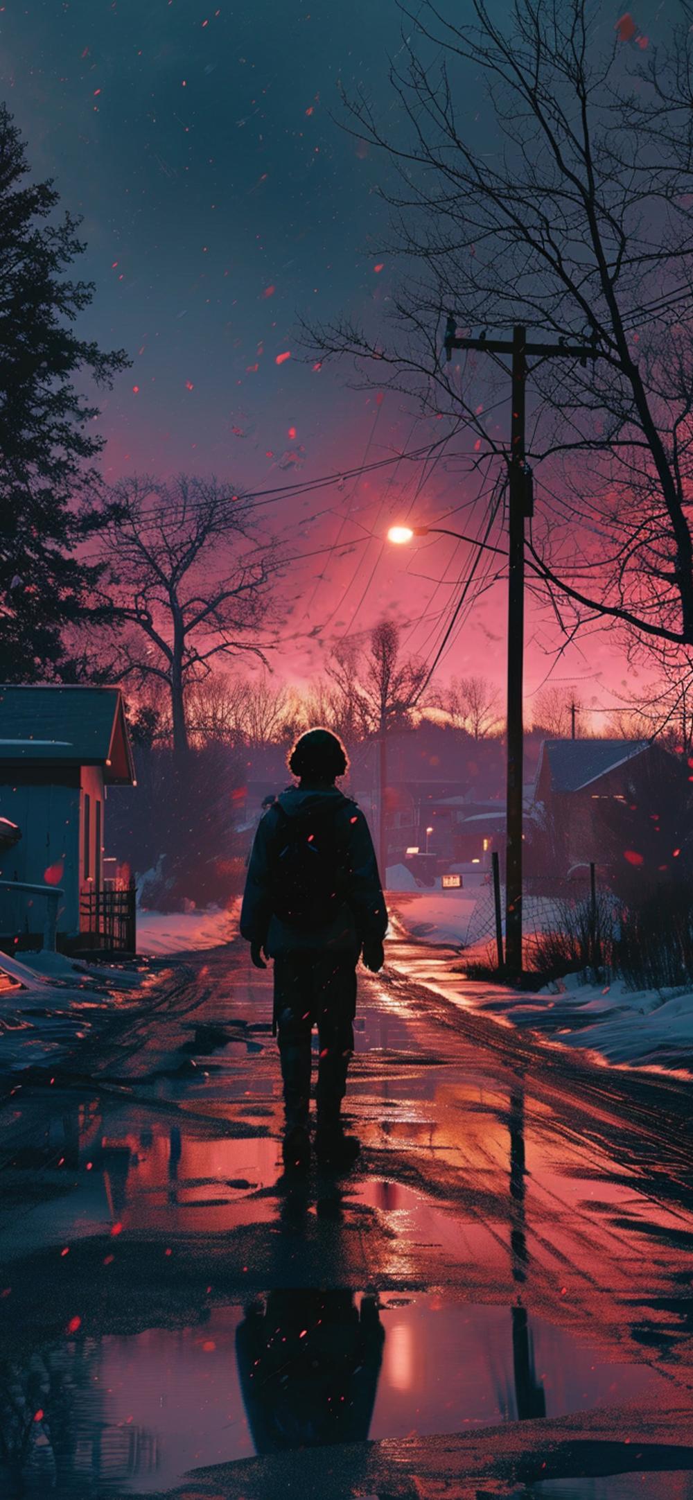 Download Stranger Things Dark Sunset