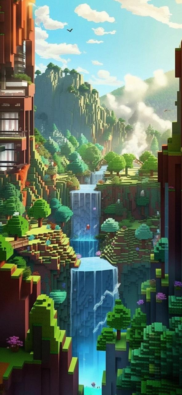 Download Minecraft Nature Art