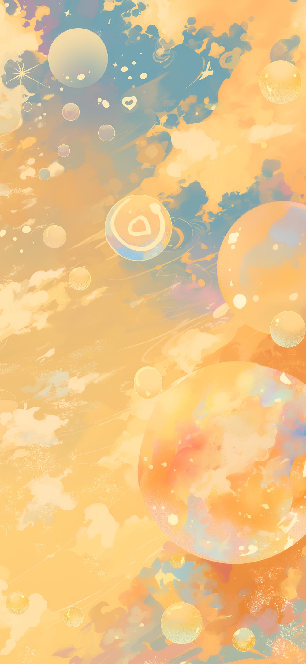 Download Bubble Dreamscape Pastel Abstract