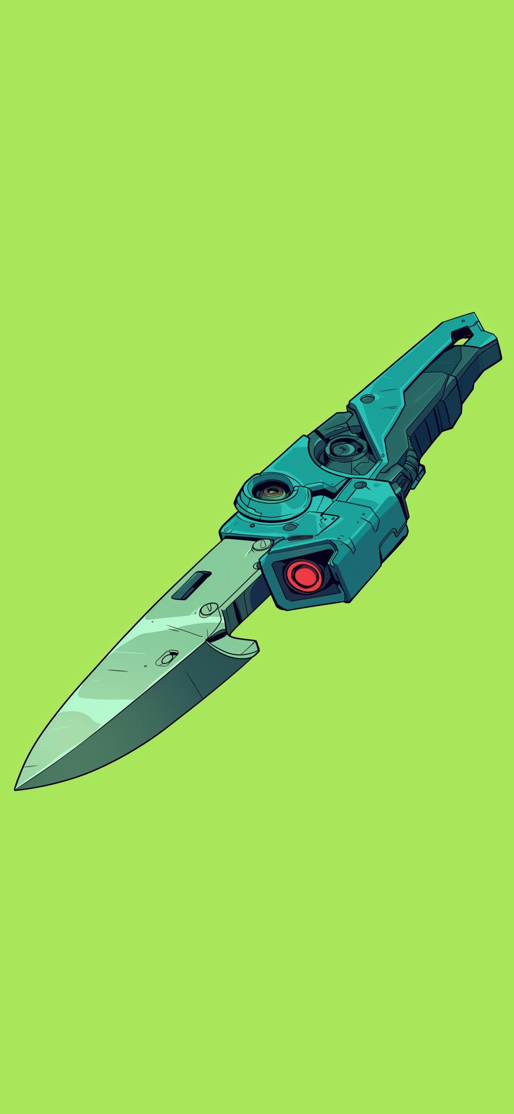 Download Cyber Knife Futuristic Weapon