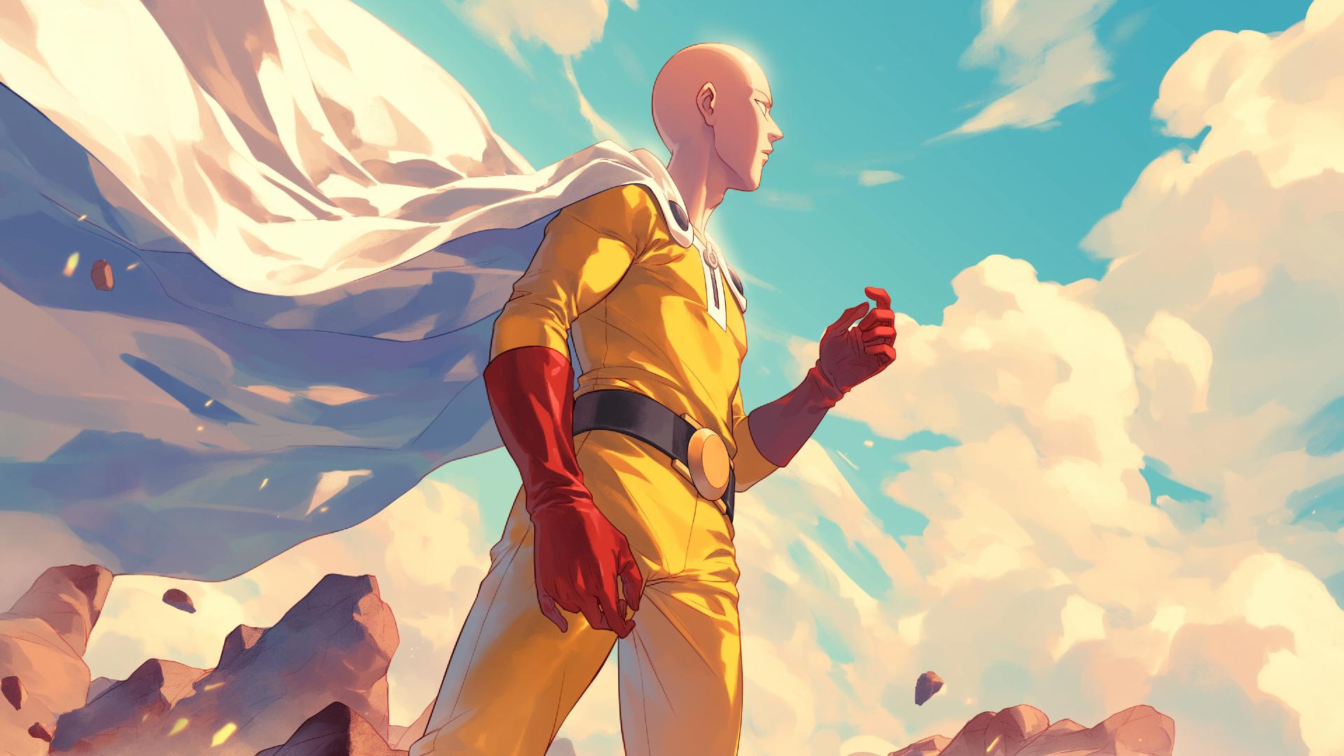 Download One Punch Man Saitama Heroic Stance