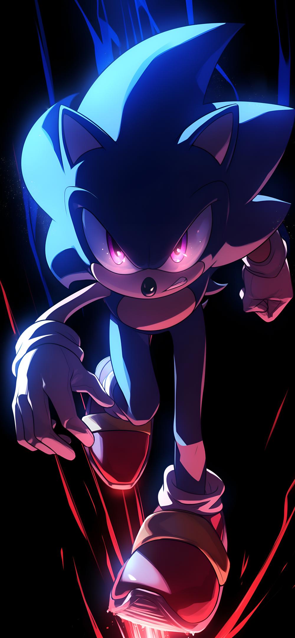 Download Sonic The Hedgehog Glowing