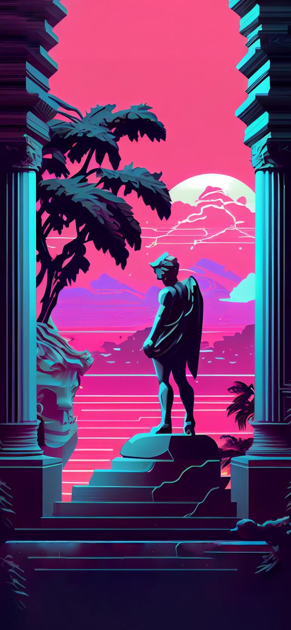 Download Greek Statue Vaporwave