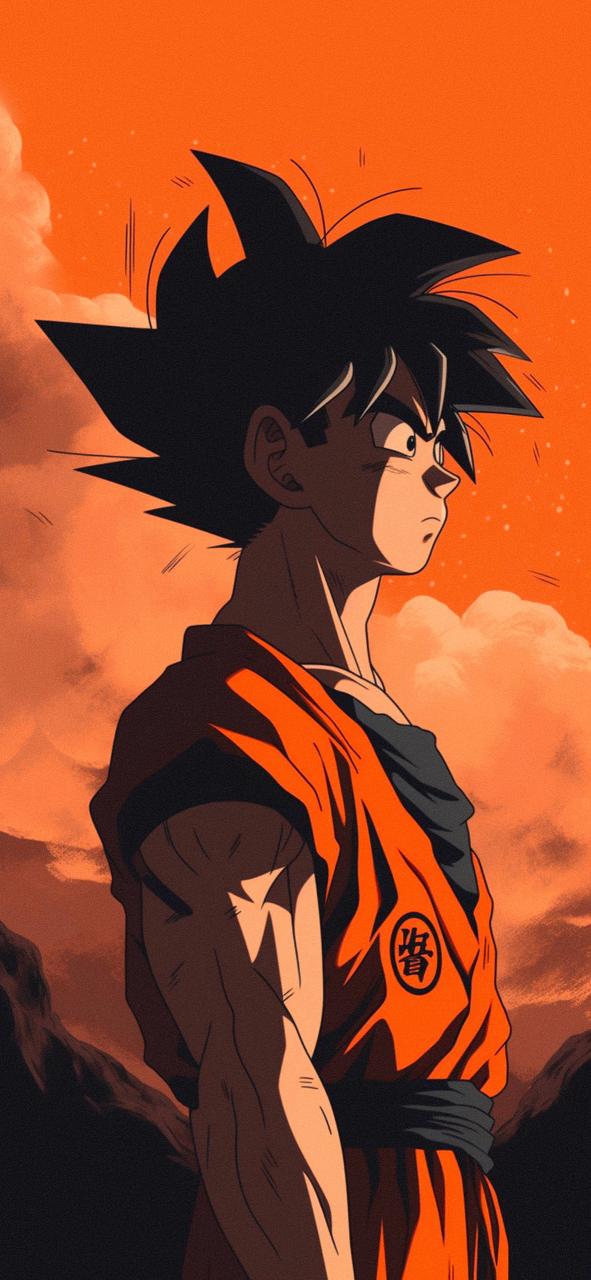 Download Dragon Ball Goku Aesthetic Orange