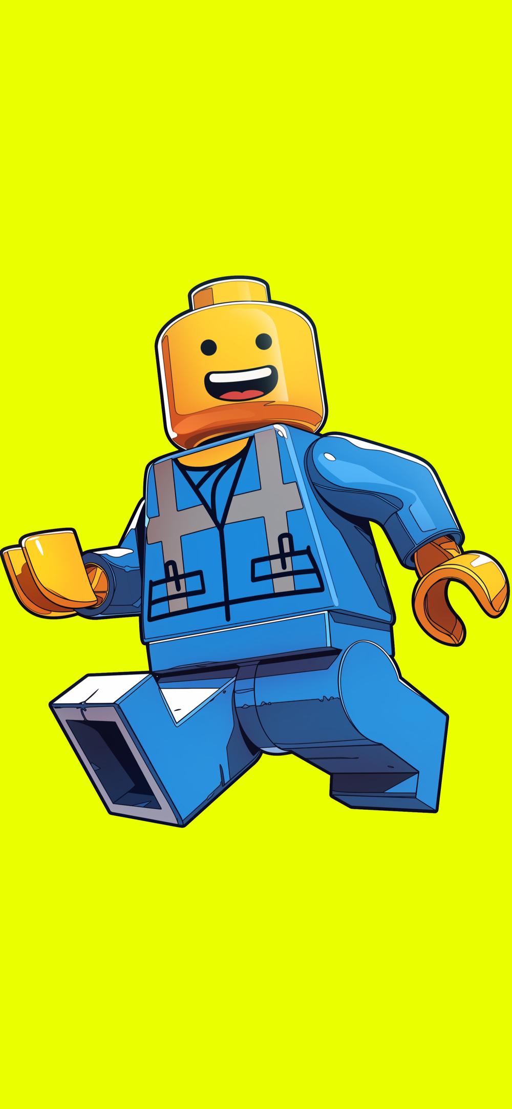 Download Lego Minifigure Blue Construction Worker