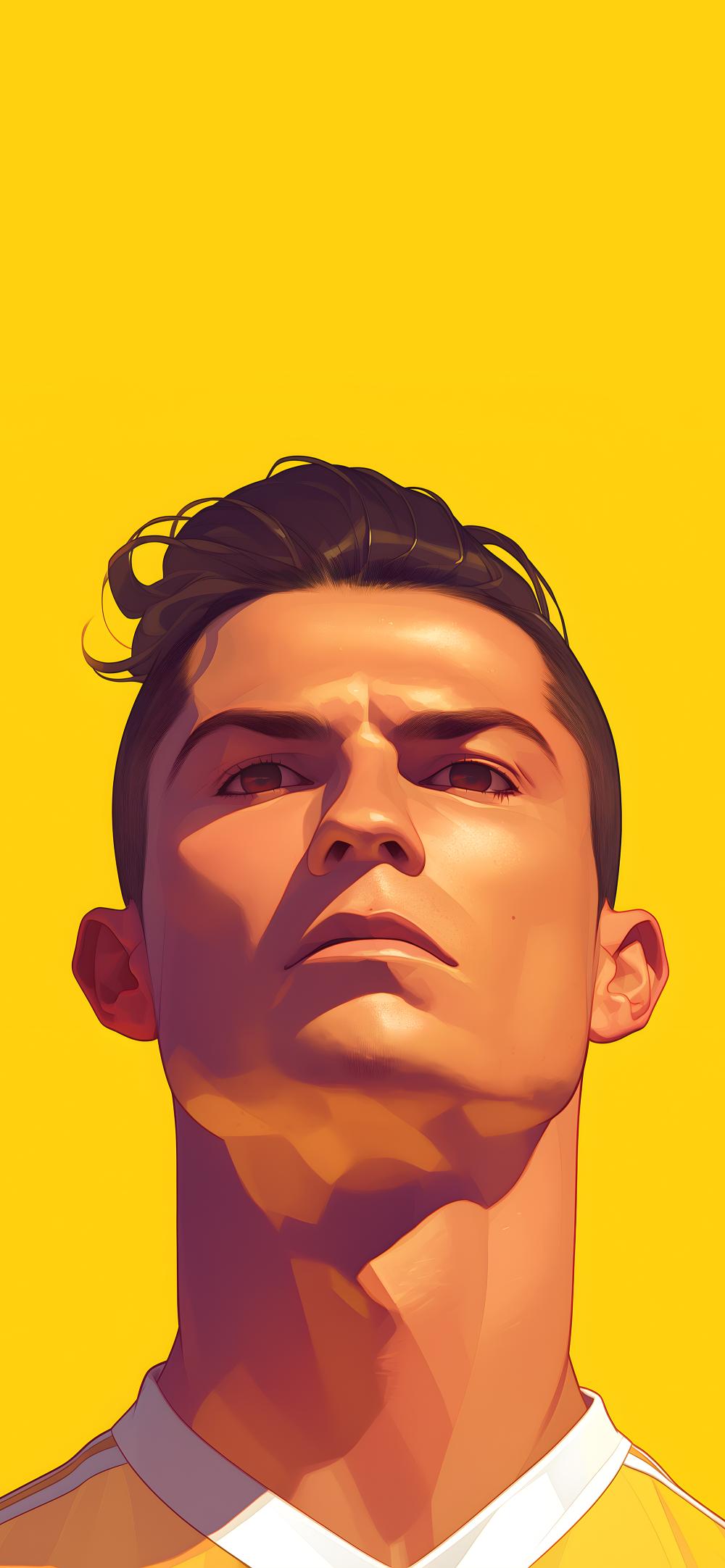 Download Cristiano Ronaldo Yellow