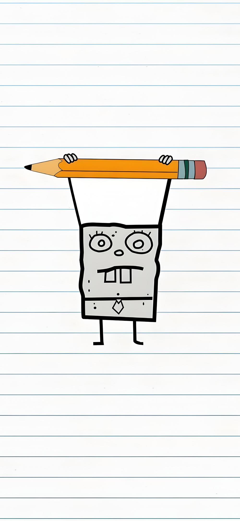 Download Hand Drawn Spongebob Notebook