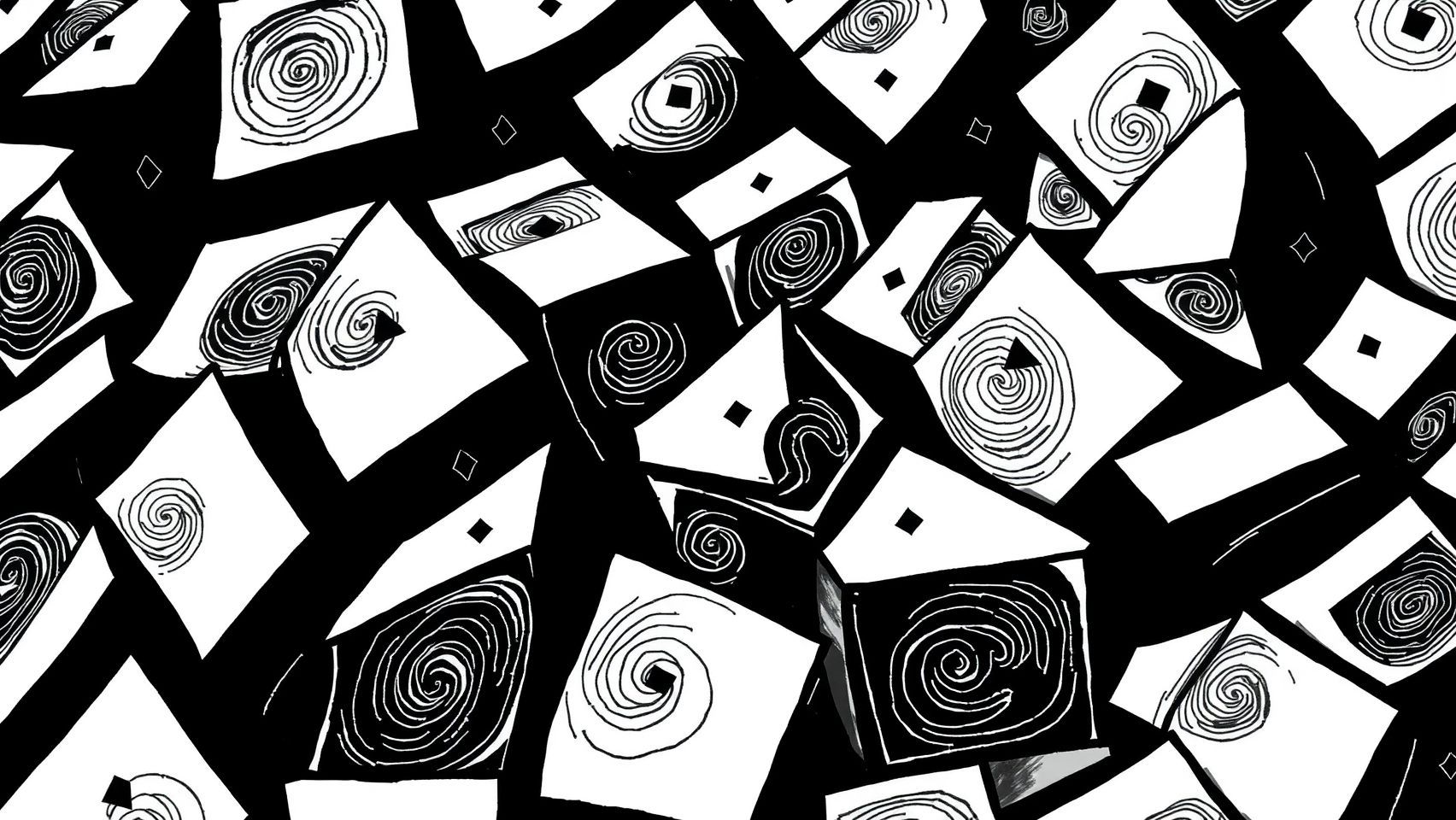 Download A Black And White Abstract Pattern