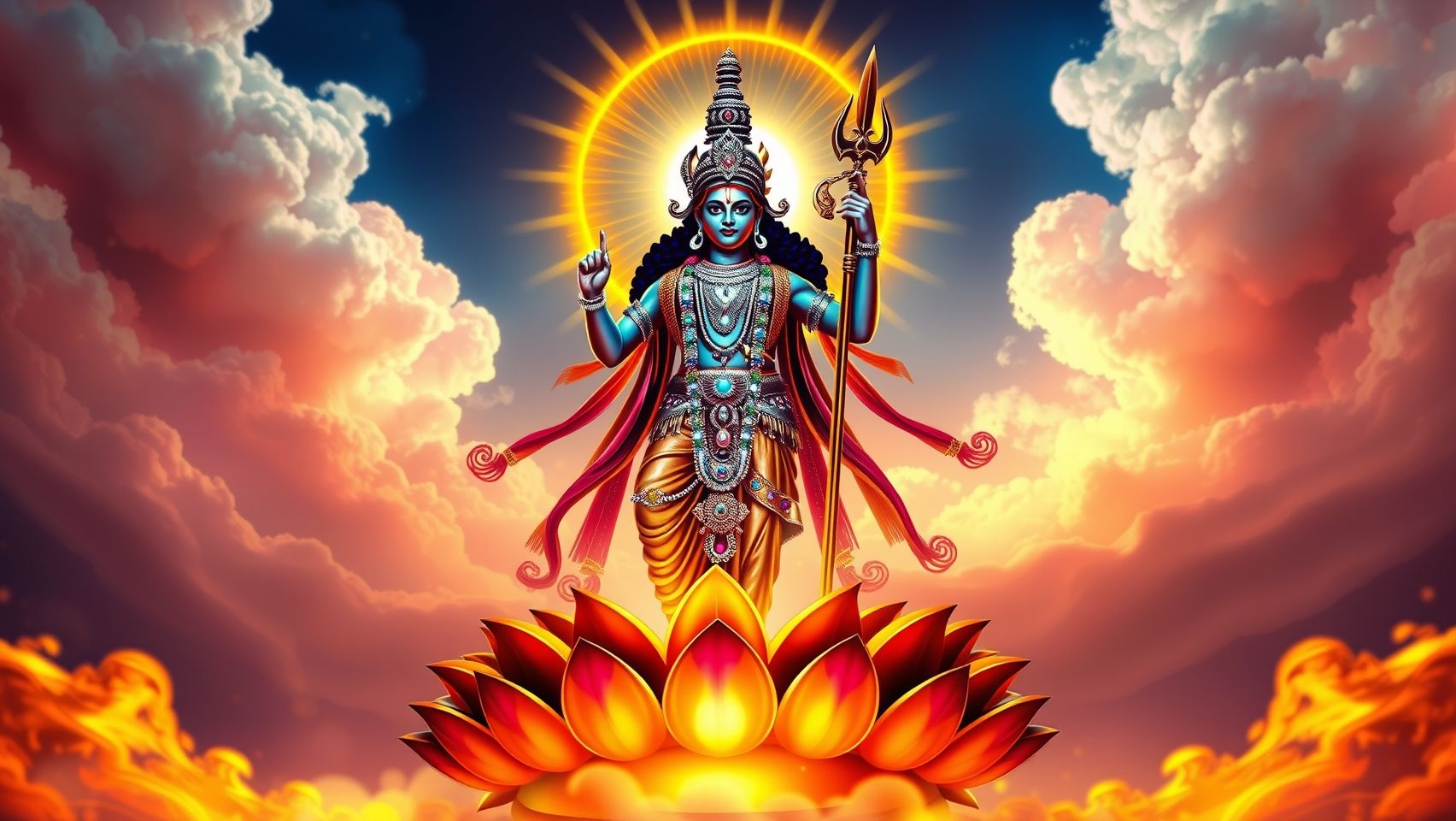 Download A Majestic Depiction Of Lord Muruga