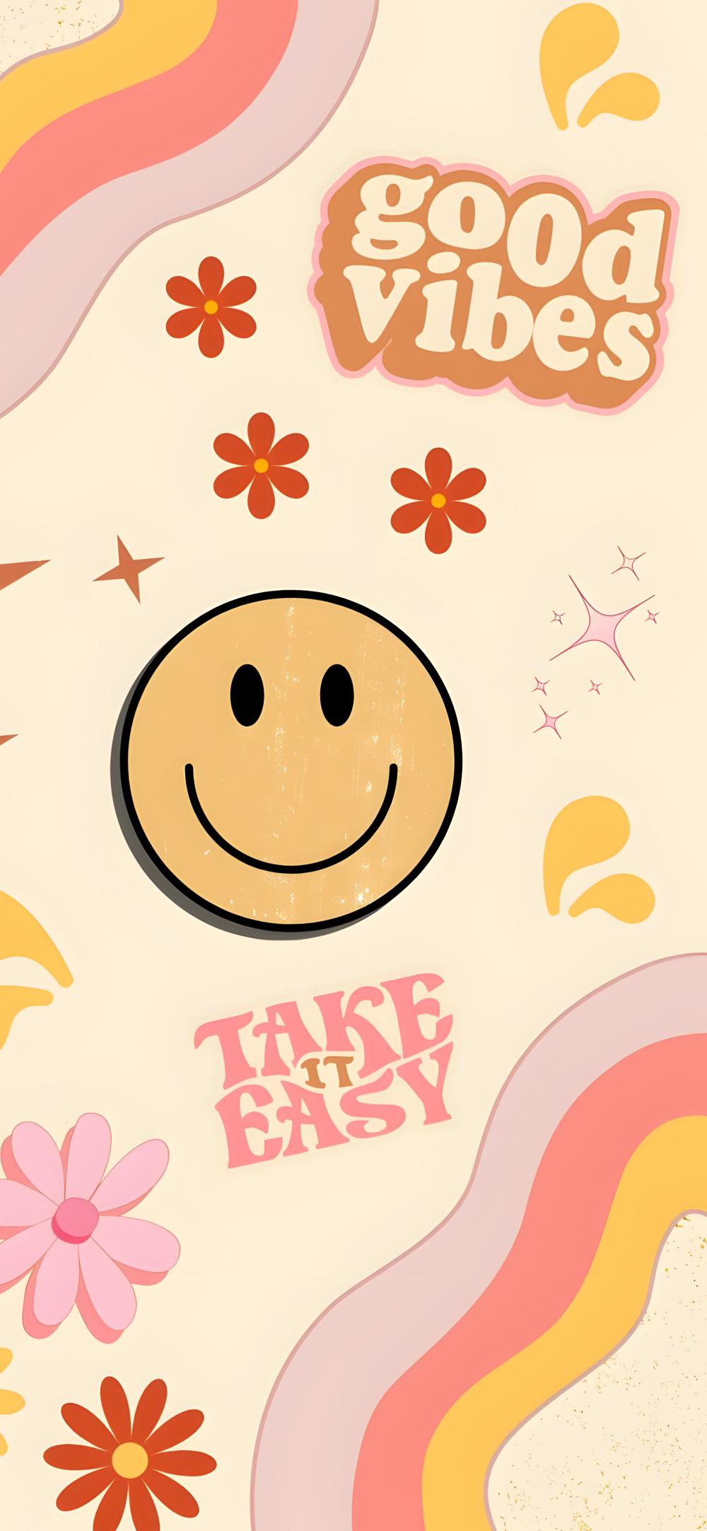 Download Retro Good Vibes Smiley