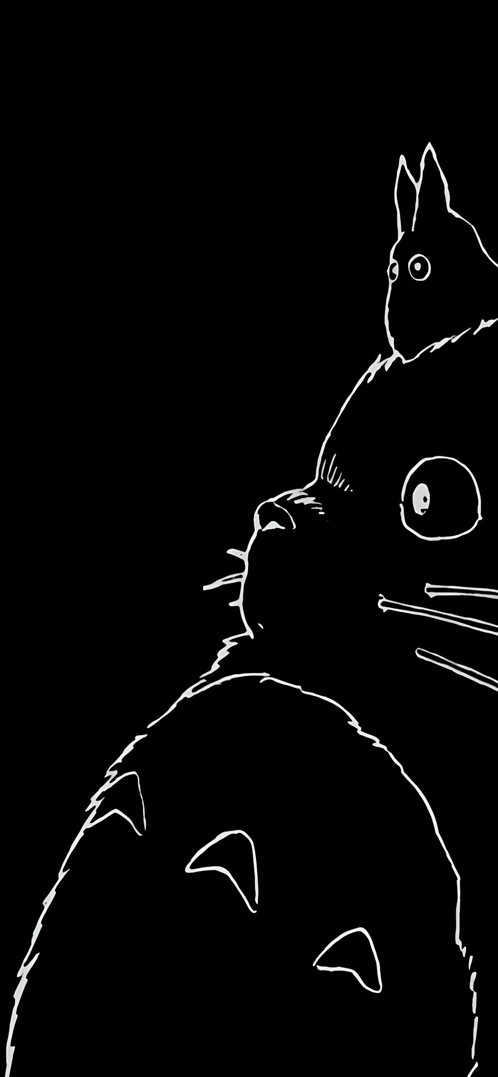 Download Studio Ghibli Totoro Outline