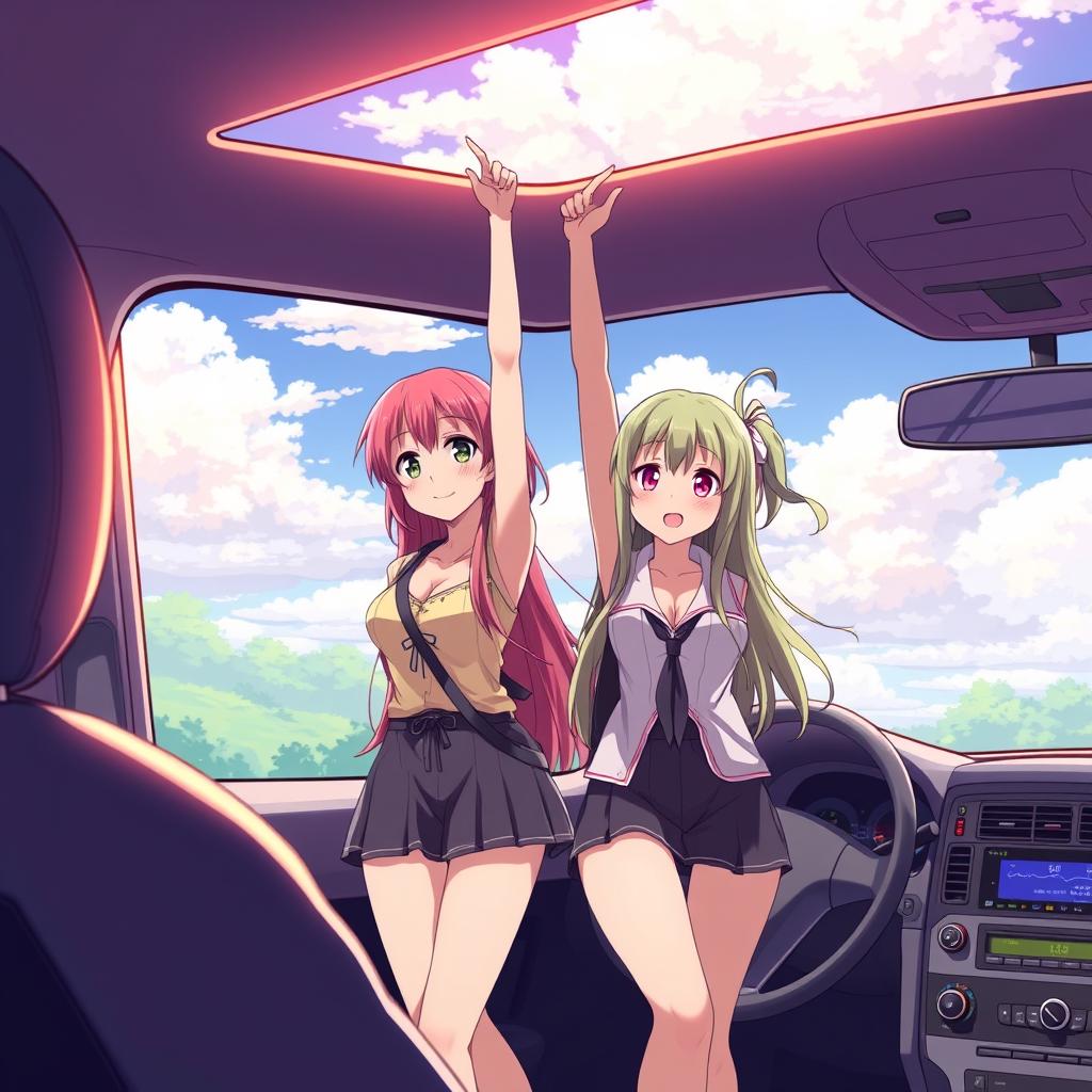 Download Anime 2 Girls Hitchhiking