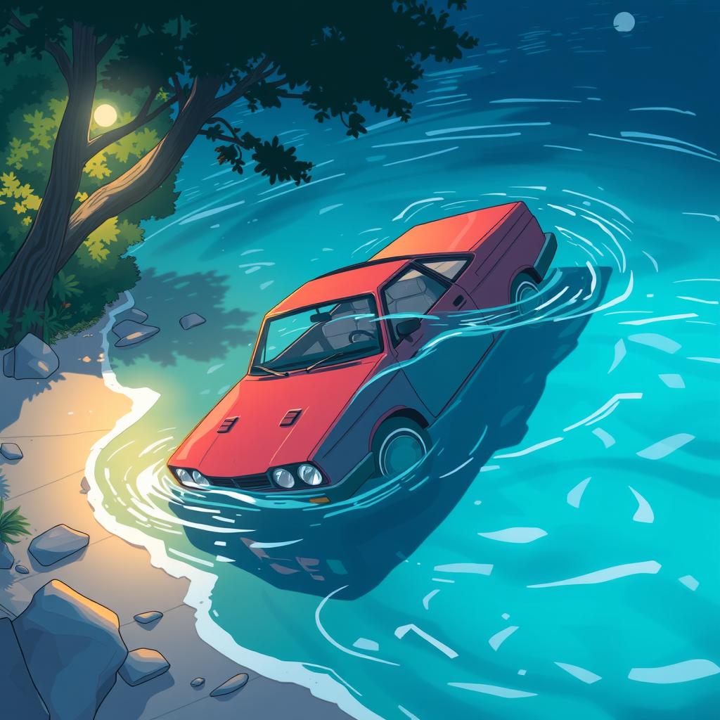 Download Anime A Car Sinking