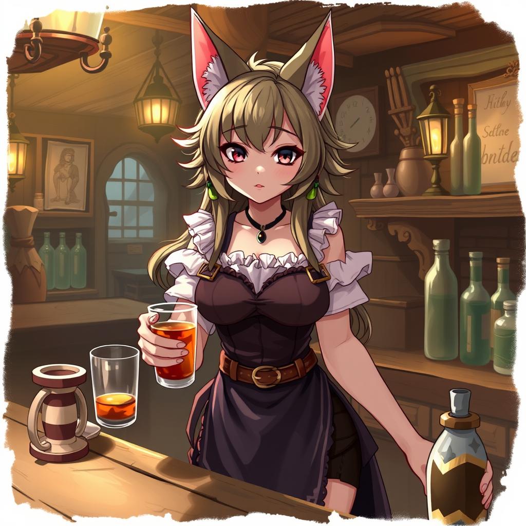 Download Anime A Catgirl Barmaid