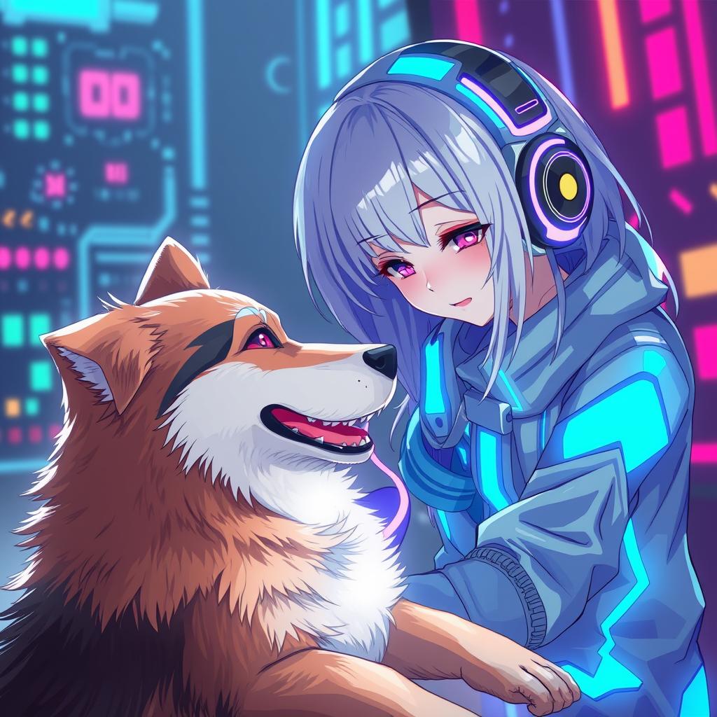 Download Anime A Cyber Girl