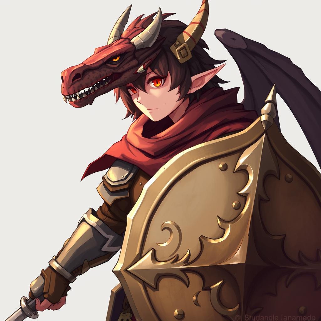 Download Anime A Dragonborn Paladin