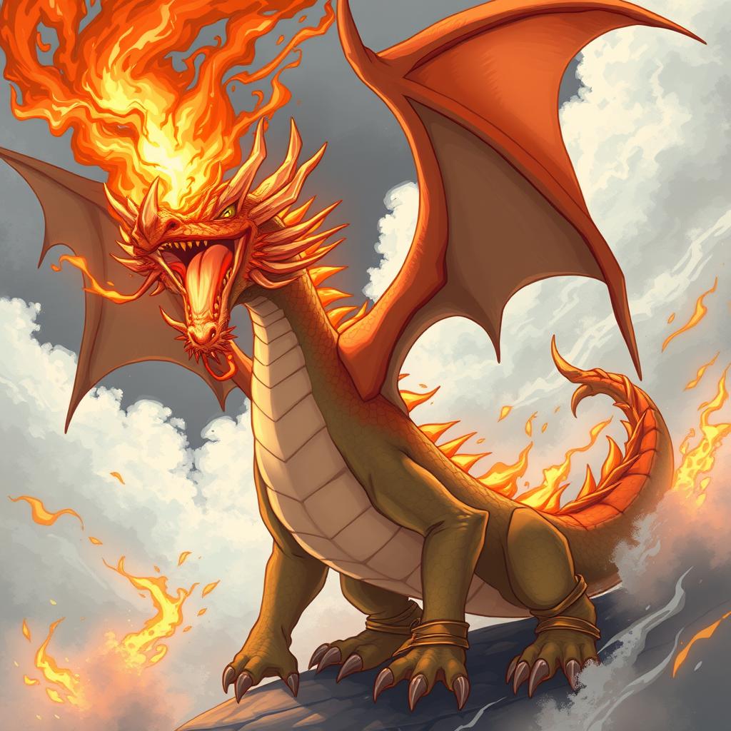 Download Anime A Firebreathing Dragon