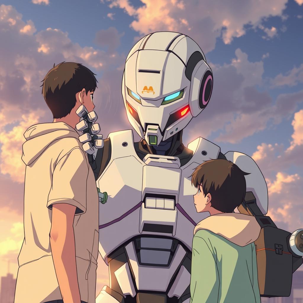 Download Anime A Futuristic Robot